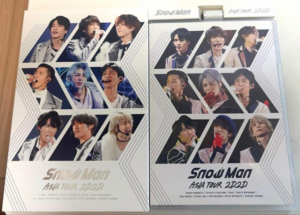 [USED] Snow Man ASIA TOUR 2D.2D. First Press Limited Edition with Silver Tape Bonus Sleeve