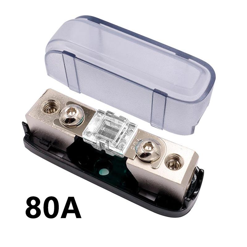 Audio Stereo Mini AGU 32V Car Fuse Holder Block 30A 40A 60A 80A 100A 150A