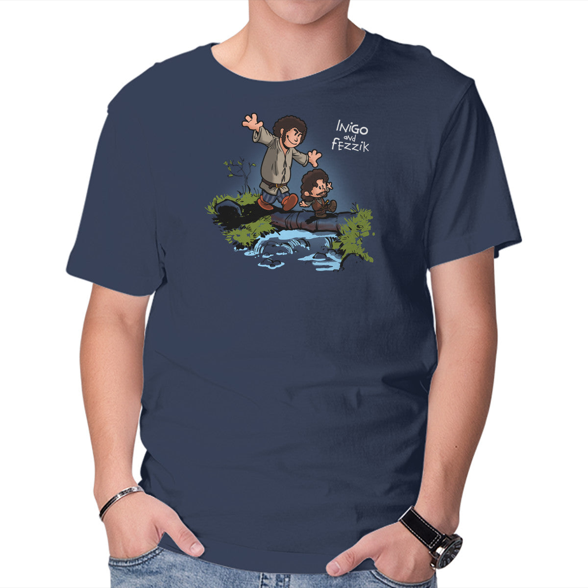 Unisex Crew Neck T-Shirt Inigo and Fezzik Graphic Short Sleeve Casual Tee XS