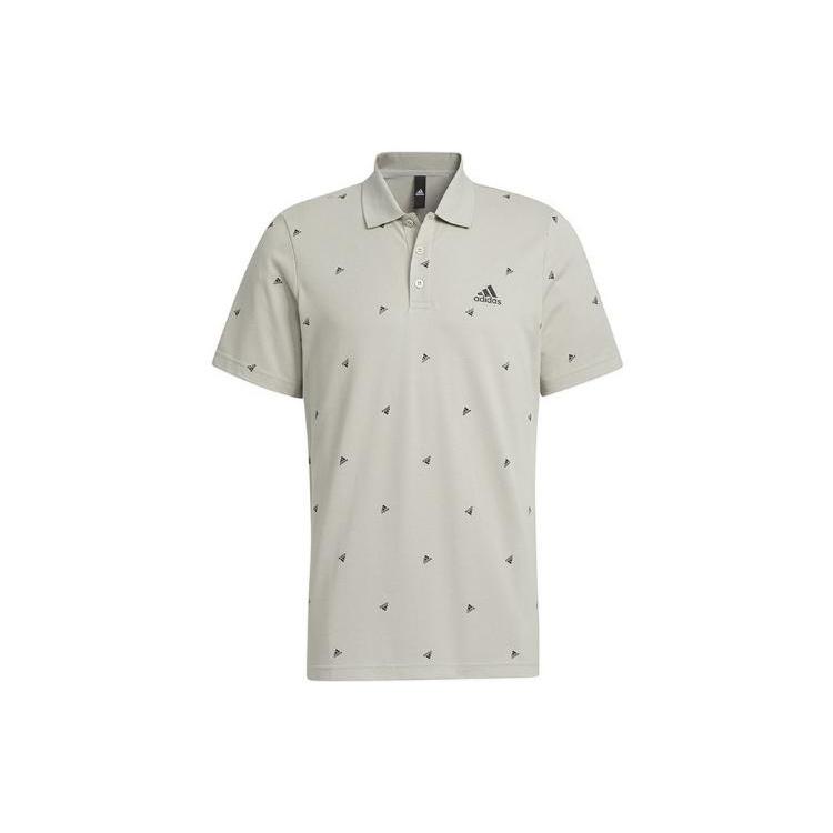 adidas FI AOP Polo Shirts Beige Men s IA8153 XL