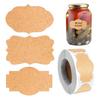 Kraft Paper Stickers Blank Labels Handmade Stationery Gift Tags Decoration Paper Spices Jar Label DIY Envelope Sealing Sticker