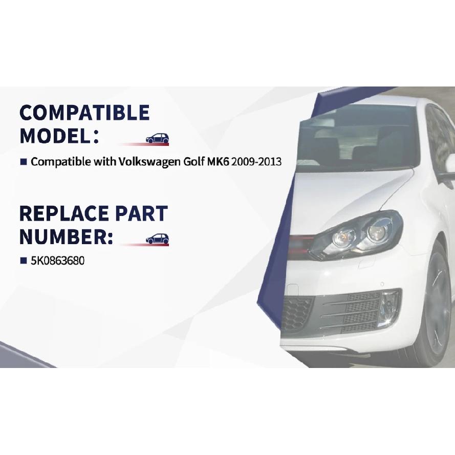 5k0863680 Center Console Frame Trim For VW Golf MK6 2009-2013 Center Console Cover Frame Shift Panel Cover Trim Interior