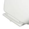 Slow Close Toilet Seat Thickened White PP Quick Installation Household Toilet Lid for Replacement
