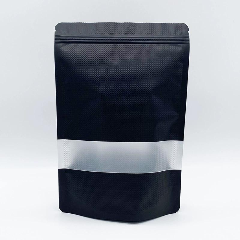 Colorful Embossed Window Standing Aluminum Foil Bag, High-end Moisture-proof and Light Avoiding Sealed Bag, Standing Visible Window Snack Packaging