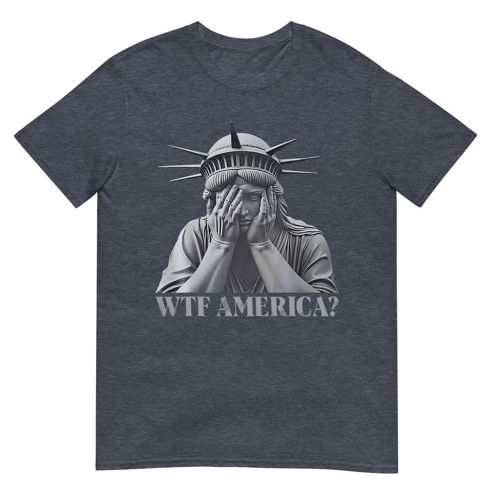 Wtf America AntiTrump Political And Democracy TShirt