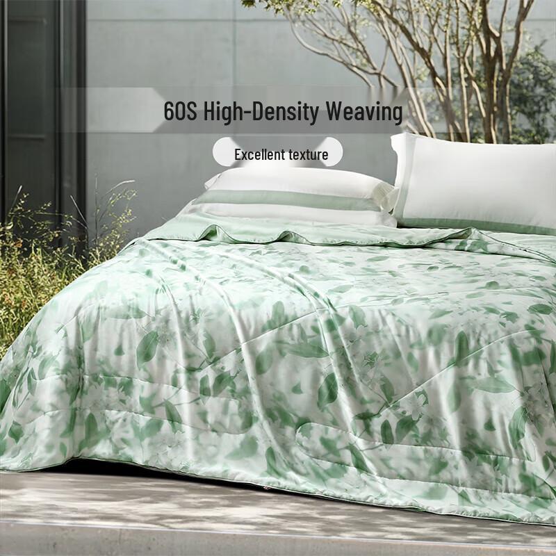 

FUANNA Tencel Tussah Silk Summer Quilt