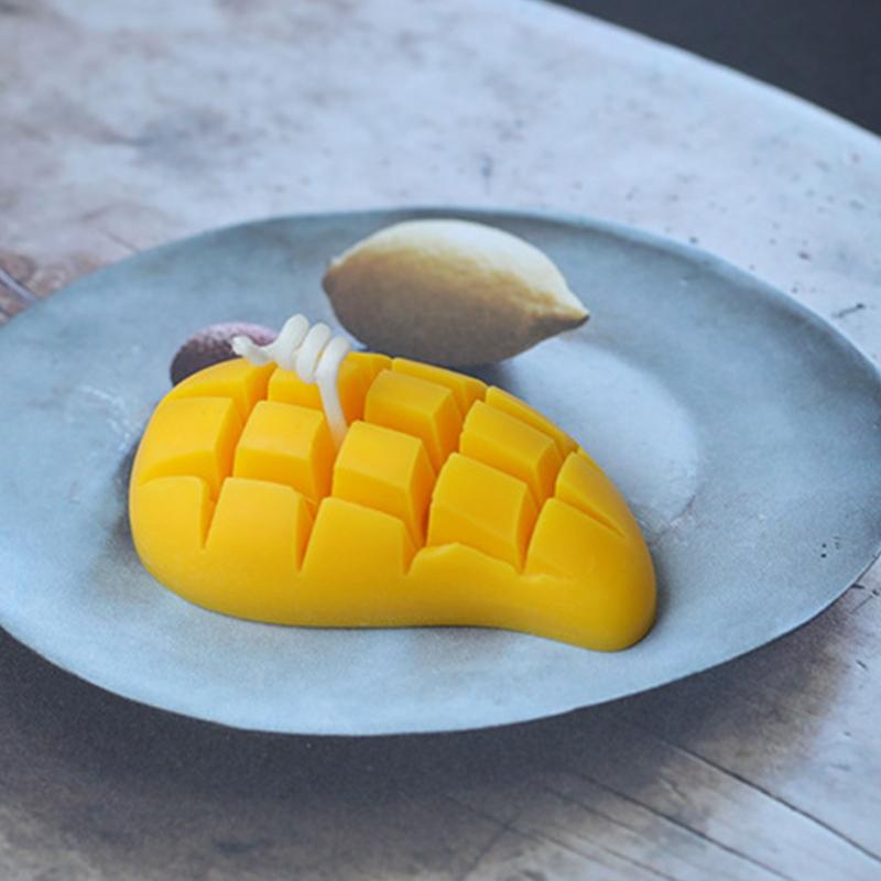 DIY Handmade Silicone Fondant Mold Exquisite Mango-Shape Chocolate Sugar Craft Paste Mold Candle Resin Craft Tools Gift