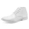 Moda 2024 Nuove Scarpe Casual in Pelle da Uomo Classiche Bianche Scarpe Derby da Uomo Moda Punta Acuta Scarpe Eleganti Uomo Oxford