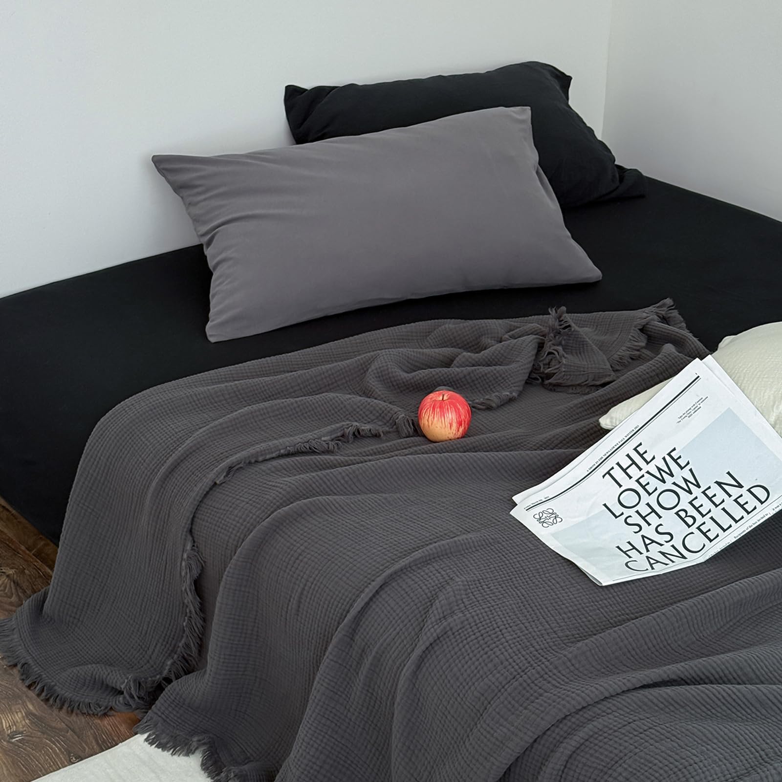 

VCGUDOE Марля Натуральный Удобный для Машины Кондиционирование Защитное Одеяло, Одинарное, Лето, 100% Хлопок, 4-слойная Марля, Хлопок,