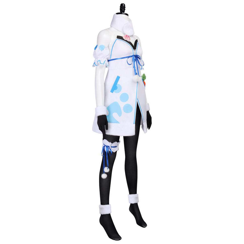 Virtual Usada Pekora Cosplay Costume With Lycra Fabric For Anime Fans
