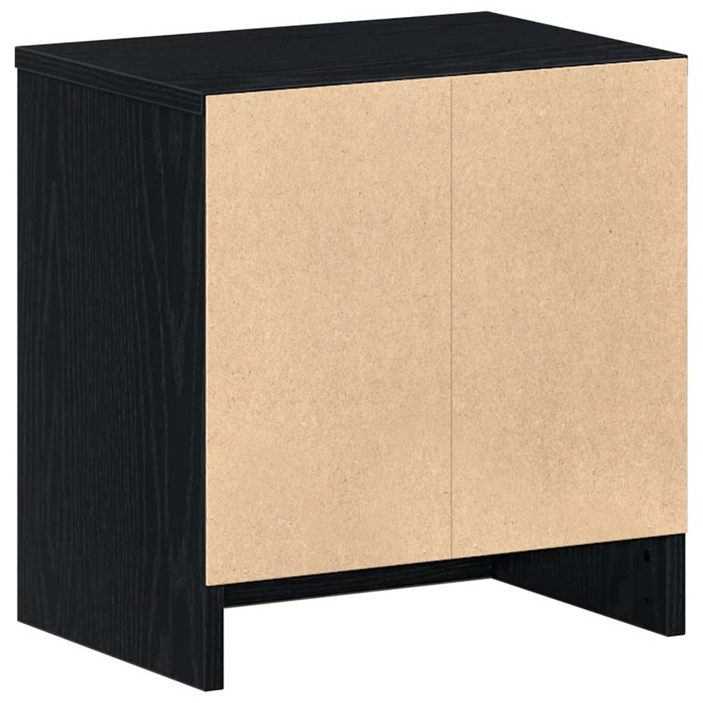 Nightstand with Drawer Black 39 X 28 X 41 Cm