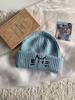 Embroidery cute kitten wool hat female autumn and winter new face small cold hat warm ear protection cold student knitted hat