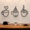 Custom Iron Coffee Wall Art - Indoor Cafe Decoration