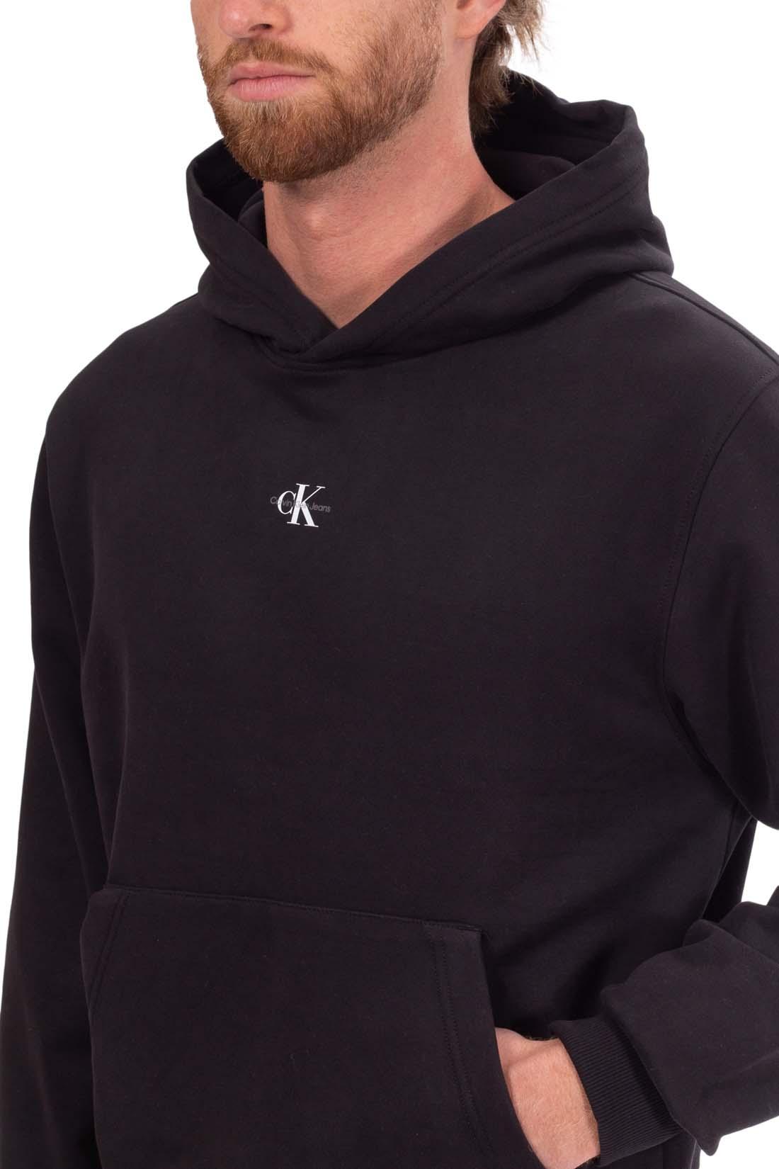 Calvin Klein Schwarzes Baumwoll-Herrenhoodie 2XL - Bild 3