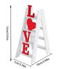 LOVE Valentine Ladder Model Tabletop Wooden Ornaments Home Decoration For Girlfriend Wife Gift Holiday Decorations