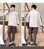 Set Pigiama in Cotone da Uomo Taglie Forti Primavera/Autunno - Manica Lunga, Abbigliamento per la Casa Casual