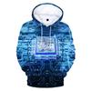 Electronic Chip Hoodie 3D Print Men Women Funny Hoodies Oversized Hoody Pullover Hip Hop Hooded Sweatshirts Kids Tops Clothing