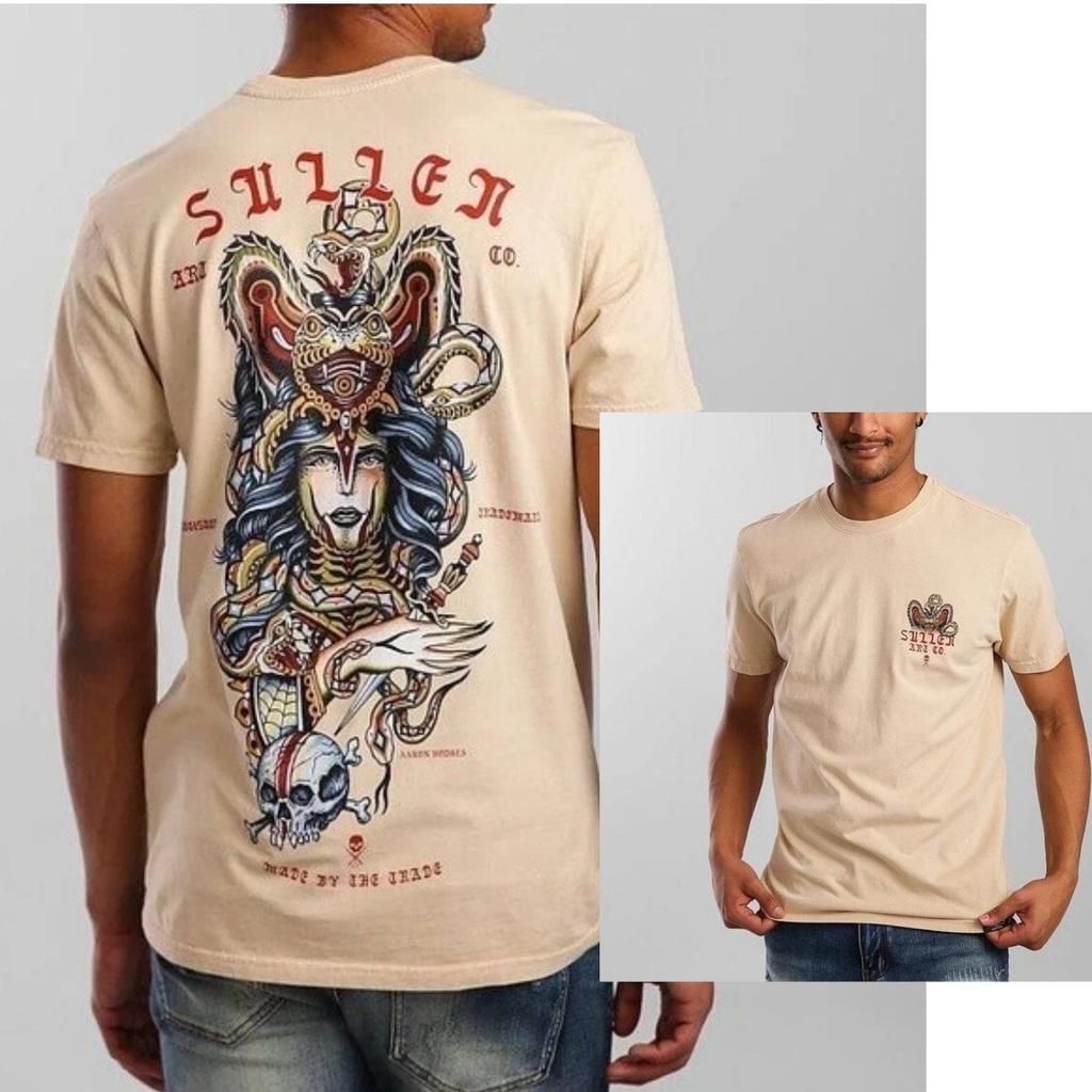 Neues Unisex Sullen Art Collective Marat Schlachtschiff Tattoo Premium T-Shirt Highend Luxus Unisex Stil Sowohl für Unisex als auch Unisex