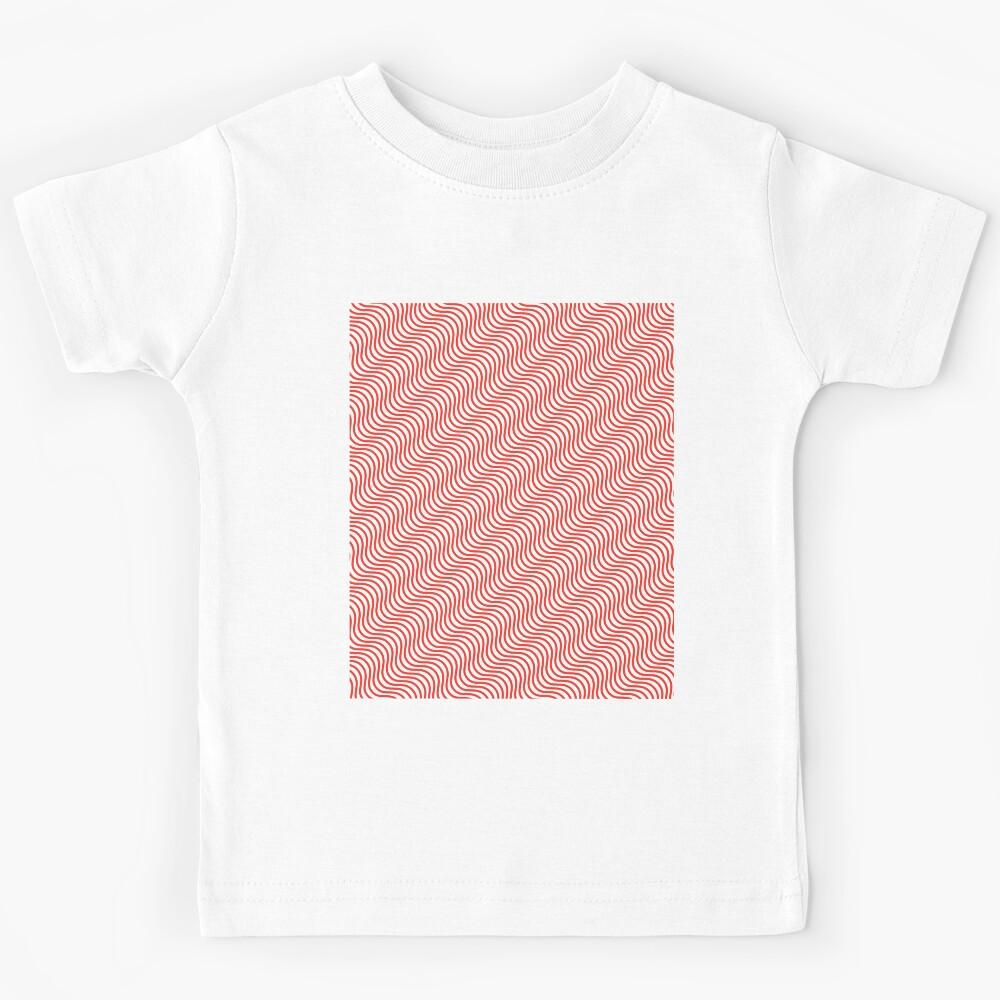 red waves Kids T-Shirt 150