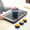 Bamboo Tea Tray Home Living Room Storage Japanese Rectangular Teaware