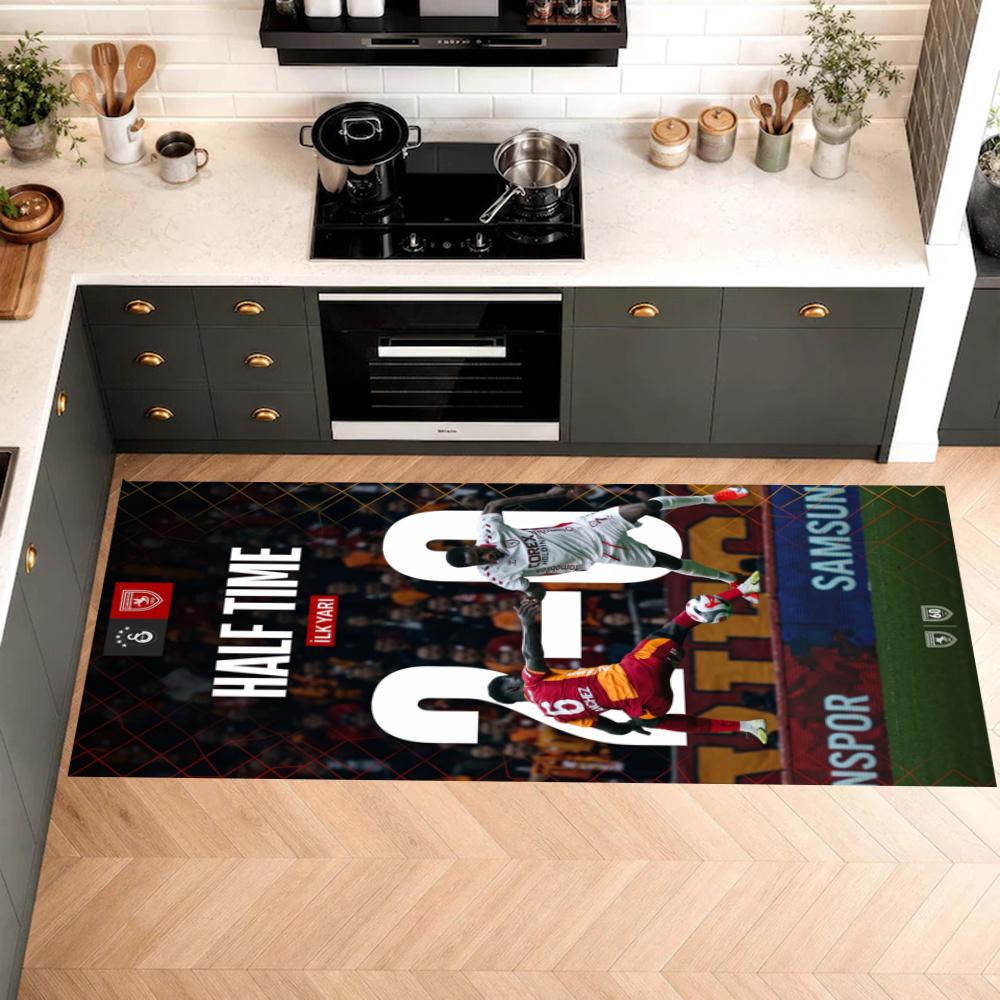 Galatasaray Kitchen Mats Durable Bathroom Pads Comfortable Rugs Carpets For Kitchen Home Office Sink Laundry Room Bathroom Decor