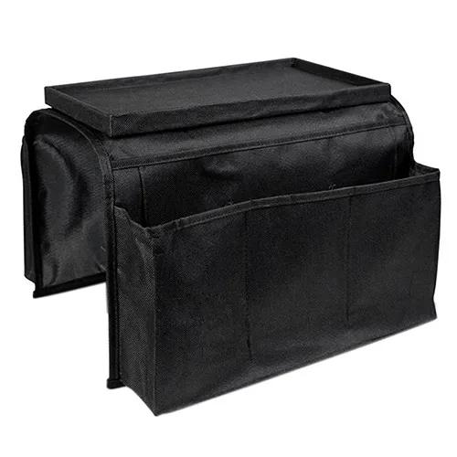 4 Pockets Storage Bag Sofa Handrail Tray Table Mat Couch Arm Rest Organizer Couch Table Top Holder Remote Control Organizer Bag