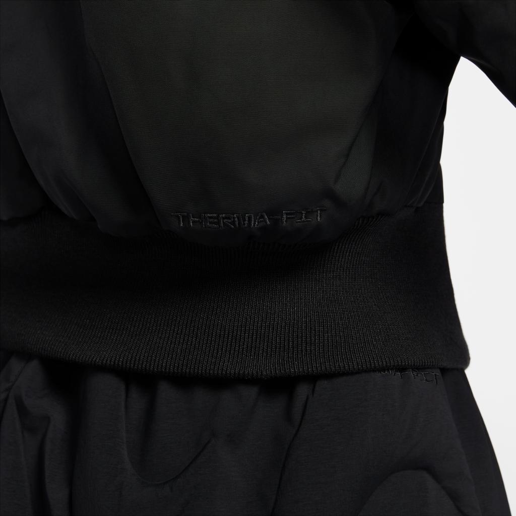 Nike Nsw Cllctn Repel Fashion Comfortable Sports Casual Short Jacket Cotton Women Jacket Black FV7819-010