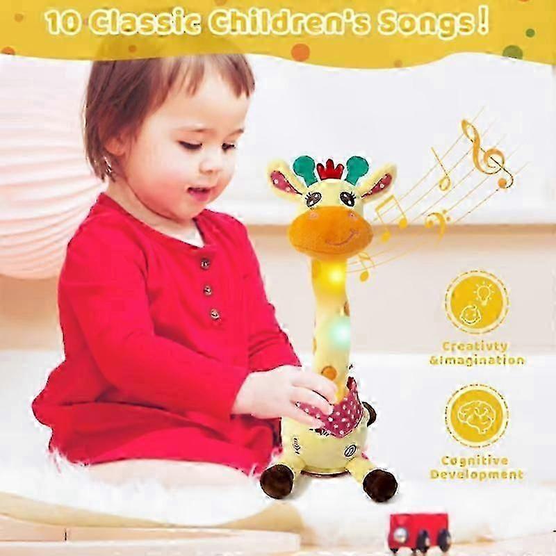 Musical Giraffe Toy - Sings Dances & Repeats What You Say Dancing Giraffe Toy Giraffe Stuffed Animal Toys