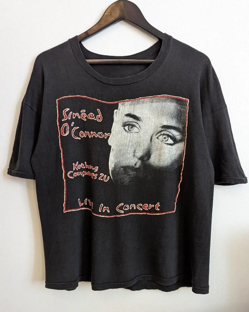 Футболка Sinead O Connor Nothing Compares Live in Concert Все размеры S-2345XL Унисекс Футболка XXXXL