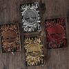 Retro Notepad A6 Notebook PU Creative Embossed Diary Handbook Korean Stationery Student School Office Writing Book 13.7x10x2cm