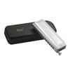 IRIN 12 Hole Harmonica 48-tone Chromatic Harmonica Silver Mouth Organ Harmonica Suitable For Enthusiasts Woodwind Instrument