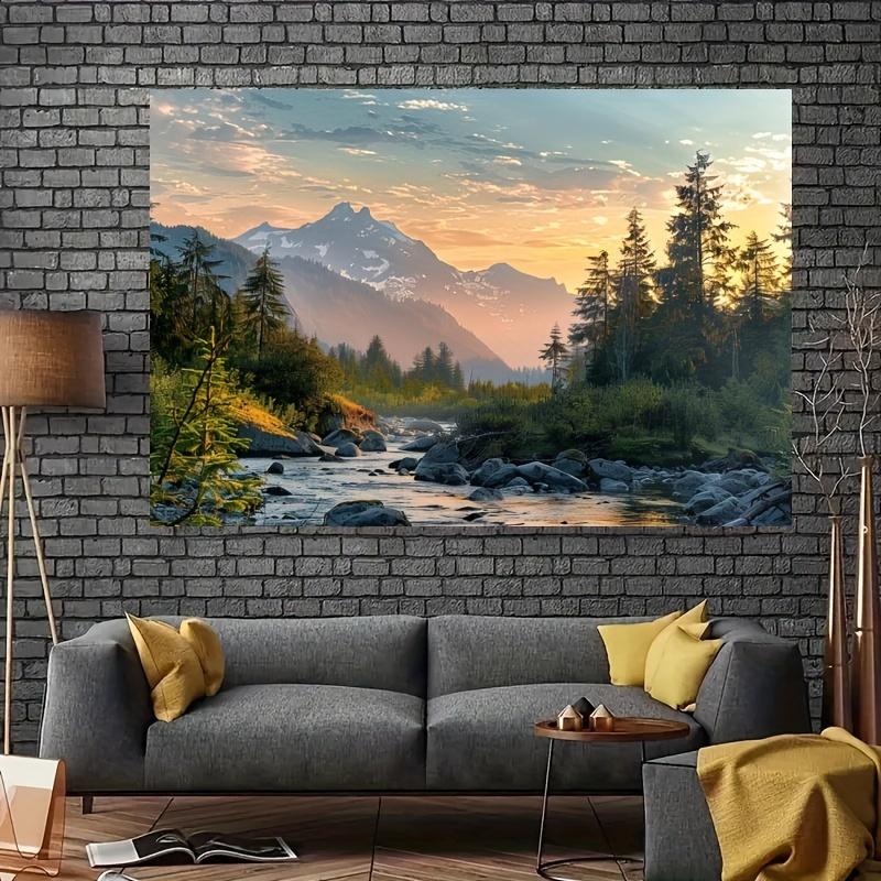 Natural Wilderness Earth Scenery Rural Scenery Living Room Bedroom Photography Background Photo Booth Props Party Banners