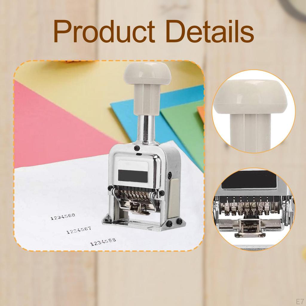Auto Number Stamp Automatic Numbering Machine Professional Office Equipment for