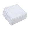 Classical White Handkerchief Multipurpose Cotton Handkerchiefs Decorative Lace Edging Suitable for Different Ages