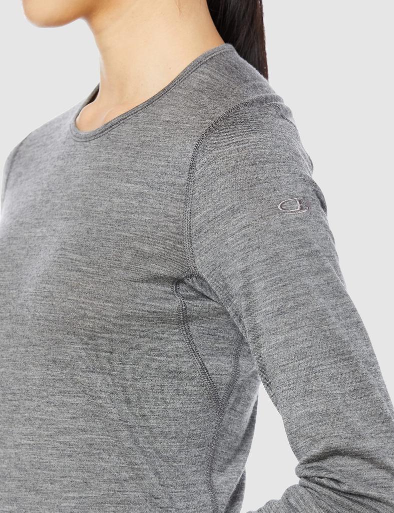 W 200 OASIS LS CREWE IXW20220 Gridstone Heather XS [icebreaker]