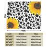 Sunflower-colored cow milk Printed Blanket for Sofa Bed Travel Camping Living Room Office Conditioning Blanket