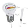 1Pcs Home PC-101 PH Meter CL2 Chlorine Water Quality Tester Portable Swimming Pool Spa Aquarium PH Test Monitor White 2 Styles