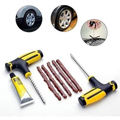 Vehicles Tires Car Auto Motorcycle Bicycle Tubeless Tire Puncture Plug-Repair Tool Kit Needle Accessories Car