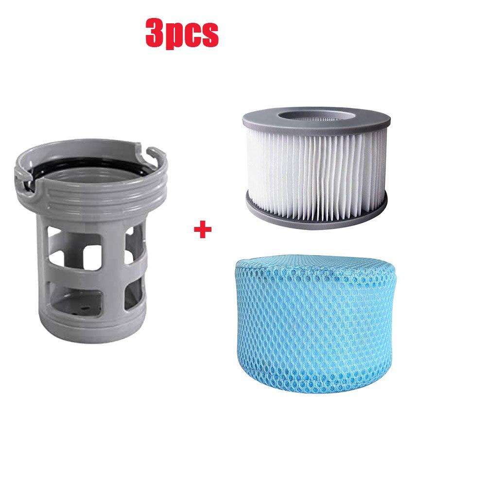 Accessories for Mspa Hot Tubs Suitable for All MSpa Models from 2020 Screw-in Base Adaptor+Screen filter+Pool Filter