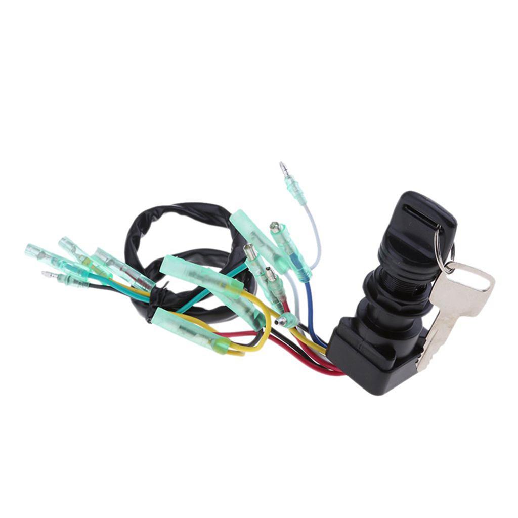 Ignition Switch Key Assy for 60HP 70HP 115HP 150HP 200HP 225HP Outboard Motor Control Box 703-82510-44-00 703-82510-43-0