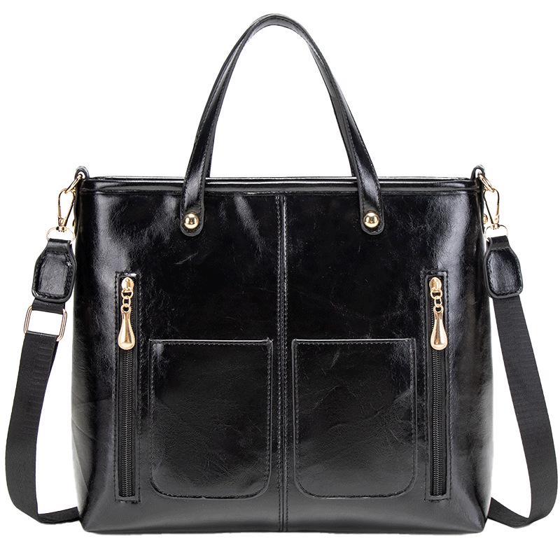 Women's 2025 Fashion Retro Shoulder Bag - Large Capacity Tote and Simple Crossbody