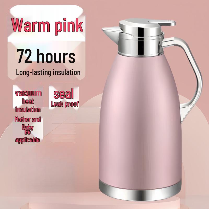Stainless Steel Double-Layer Insulated Anti-Scald Kettle for Home & Commercial Use