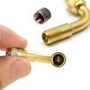 Motorcycle Air Valve, For Motorcycles, For Motorcycles, 45° Extension, L-Shaped Air Valve, For Moped
