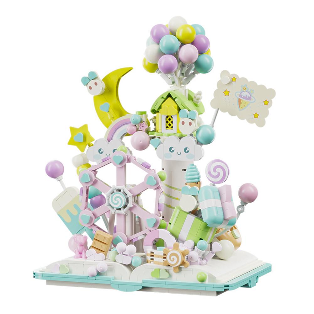 

Candy House Building Set Fantasy Candy House Ferris Wheel Building Block Toys Birthday Christmas Gifts For Girls Boys 13065 (Candy House)