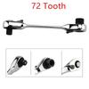 Mini Bidirectional Ratchet Wrench 1/4 Ratchet Wrench Portable 72 Tooth Industrial Ratchet Adjustable Dual-use Wrench