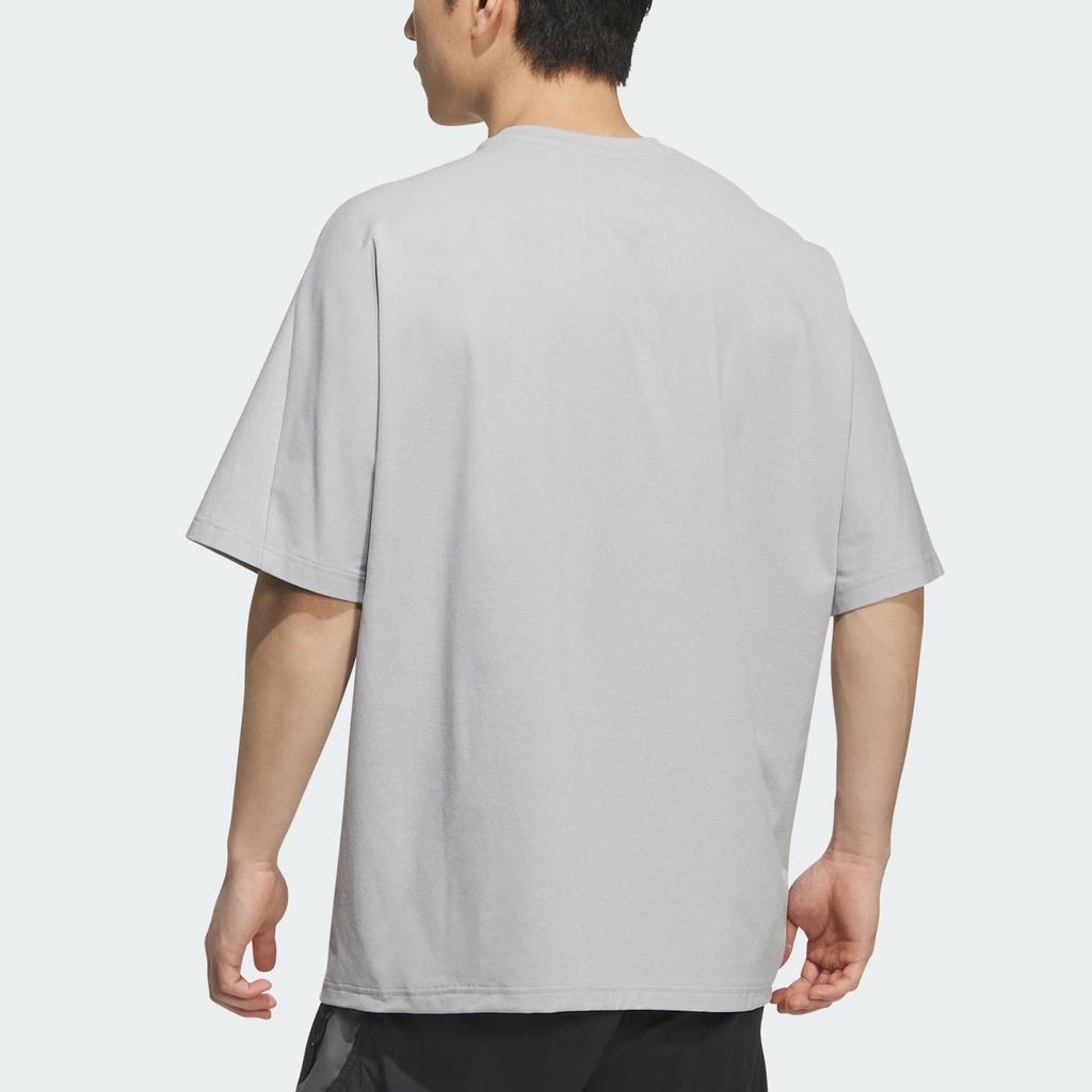 adidas Climacool Fos Short Sleeve Round Neck Sports Casual T-Shirt Men Tops Light-Gray KE9589