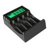 4 Slots Battery 1.2v AA AAA Independent Charging with LCD Smart Individual Display Charger Batteries for Microphone
