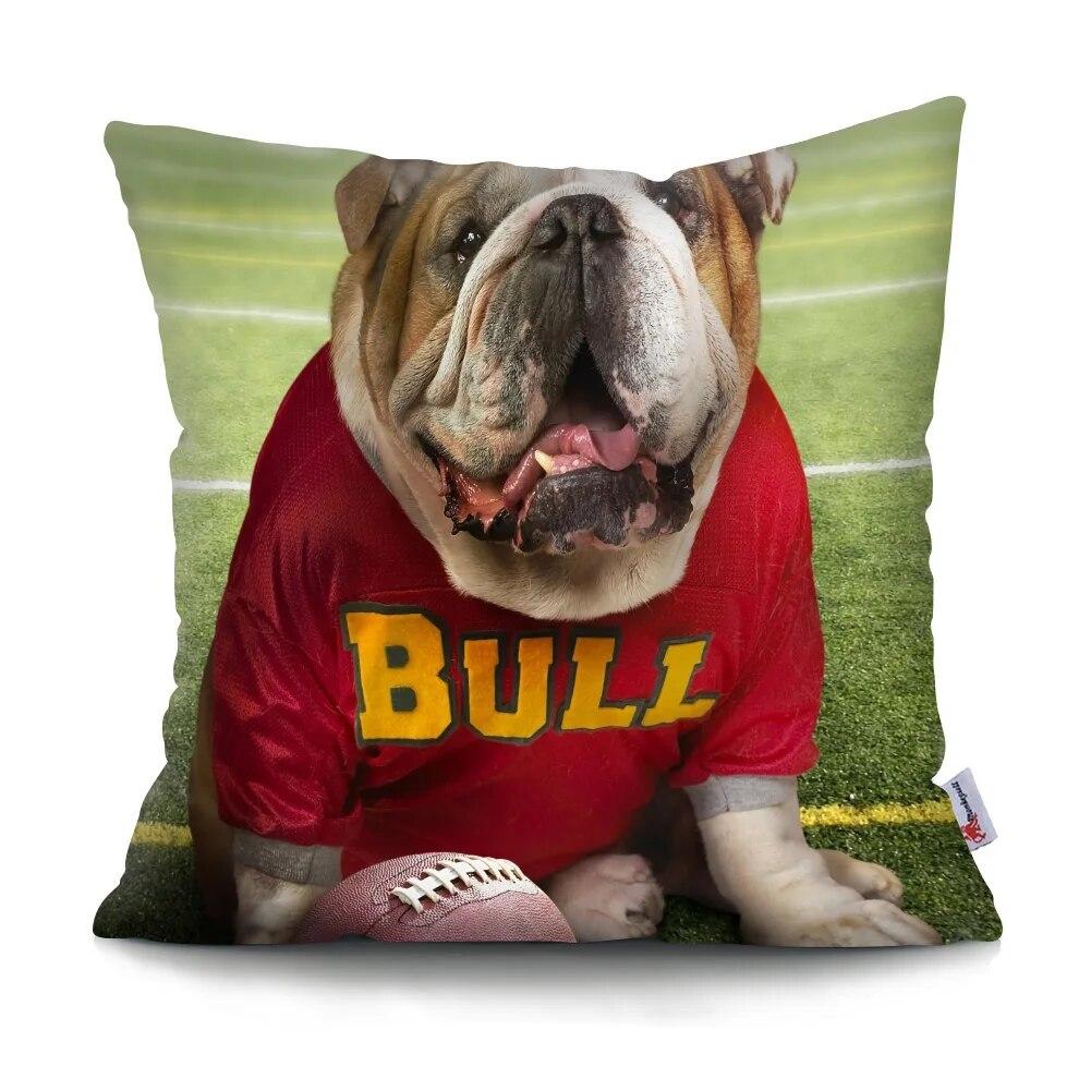 Roztomilá legrační zvířátka povlak na polštář pohovka do auta domácí dekorace povlak na polštář polyester