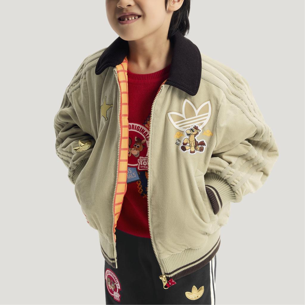 adidas Originals X Disney Baumwolljacke FW25 Toy Story Bequem Warm Revers Lässig Langarm Kinder Kinderjacken KS3169