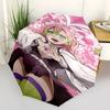 1 PC Automatic Folding Umbrella - Demon Slayer Pattern Portable Foldable Design With 8 Ribs Christmas Birthday Gifts